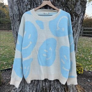 Altar'd State The All Over Smile Look Sweater